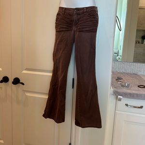 Express brown bootcut pants size 2